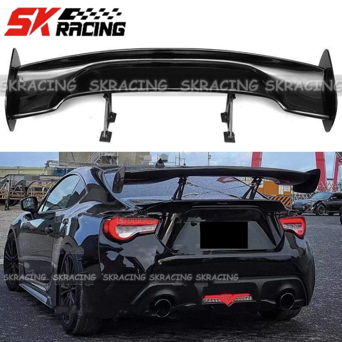 سبويلر خلفي أسود لامع ، جناح يناسب سوبارو BRZ ، سليل FRS ، تويوتا FT86 ، GT86 ، اكسسوارات السيارات ، بوديكيت ، تخفيضات ساخنة