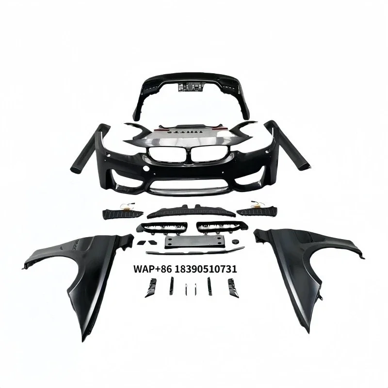 

Suitable for 3 Series F30 Upgrade and Facelift F35 M3 1:1 Rep-lica Molded PP Material Surround Complete Body Kit