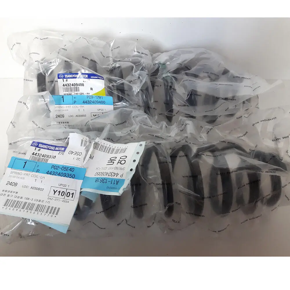 4432409350 Front Coil Springs RH,LH Set for Ssangyong Rexton 2 4WD 4432409400