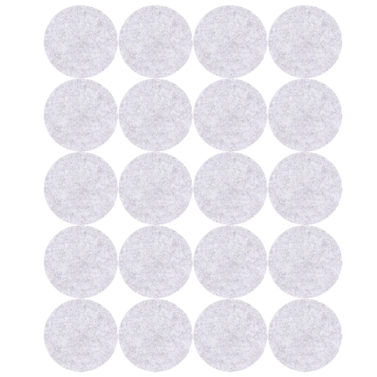 

20pcs Round Felt Mats Non Water Resistant Furniture Pads Floor Protector Chair Table Feet Mats Scratch Proof Home