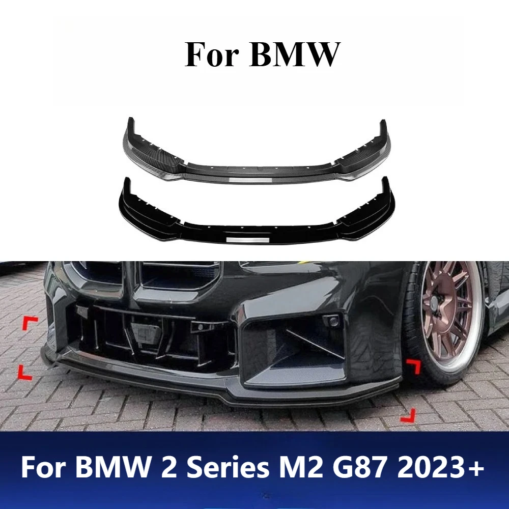 

Для BMW 2 серии M2 G87 2023 + передний бампер, разделитель губ, спойлер, комплект кузова, передний объемный внешний модификация, аксессуар