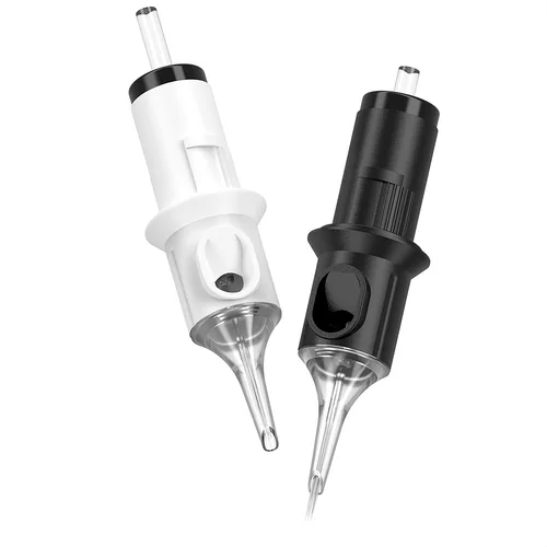 STIGMA/QUELLE 20 piezas agujas de tatuaje estériles desechables cartucho Revolution revestimiento redondo para máquinas de tatuajes # (0,30 MM ) # (0,35 MM)