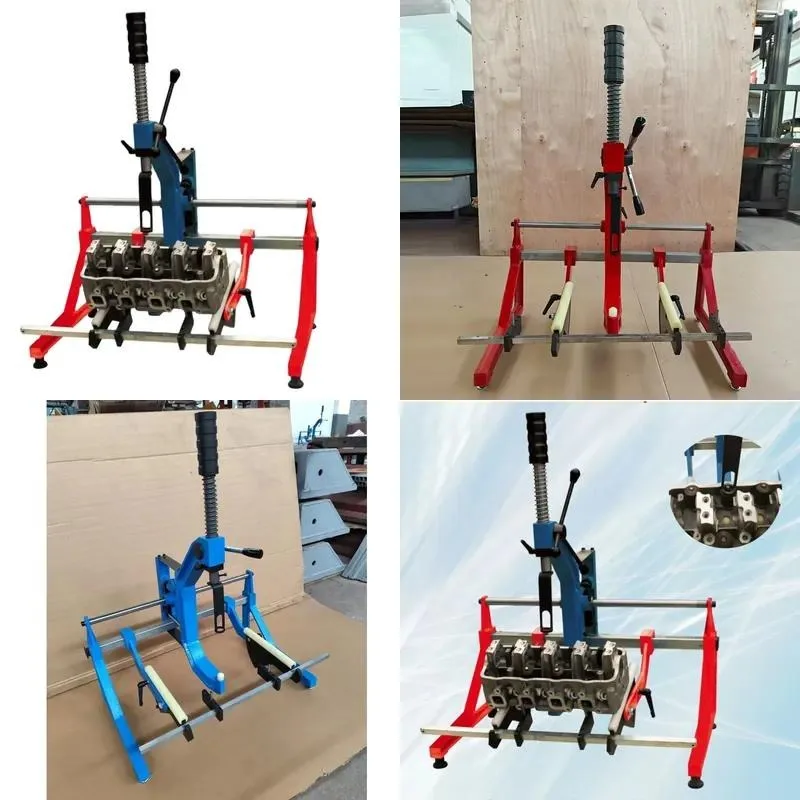 Manual Cylinder Head Table for Valve Spring Disassembly and Assembly
