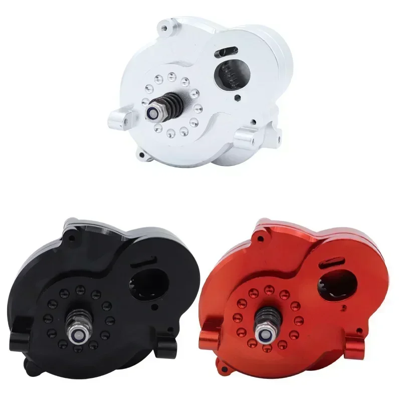 MN86 CNC Transmission Gearbox with Motor Gear for 1/12 MN128 MN86 MN86K MN86KS G500 RC Rock Crawler Truck Upgrade