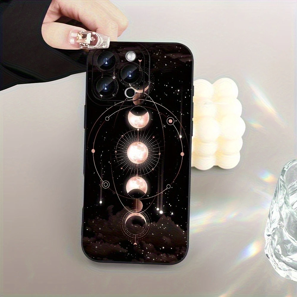 Hot-selling creative moon pattern phone case for iPhone17 16 15 14 13 12 11promax Plus