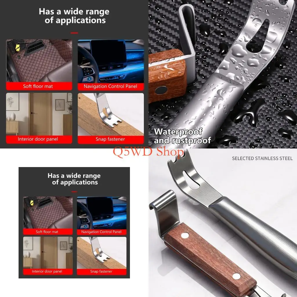 Q5WD Innovative Manual Tool Panel Upholstery Fastener Screw Removal Tool For Fabric Crafts Cutting Fixing And Hole Making
