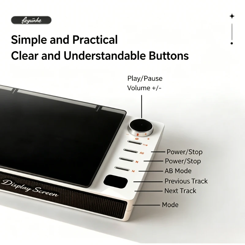 Retro CD Player Bluetooth Speaker Rechargeable with LCD Screen HiFi Multifunction Vintage Gift for Home Outdoor view 6