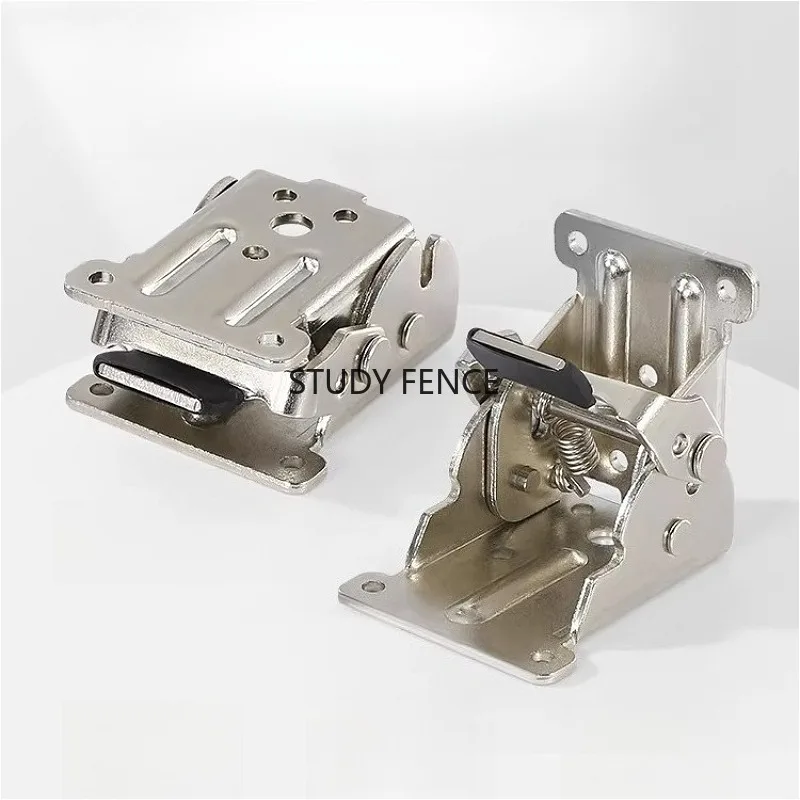 1pc 0°-90°-180° Folding Hinge Self Locking Hinge Folding Table Hinge Furniture Hinges Desktop Support Frame Hardware Accessories
