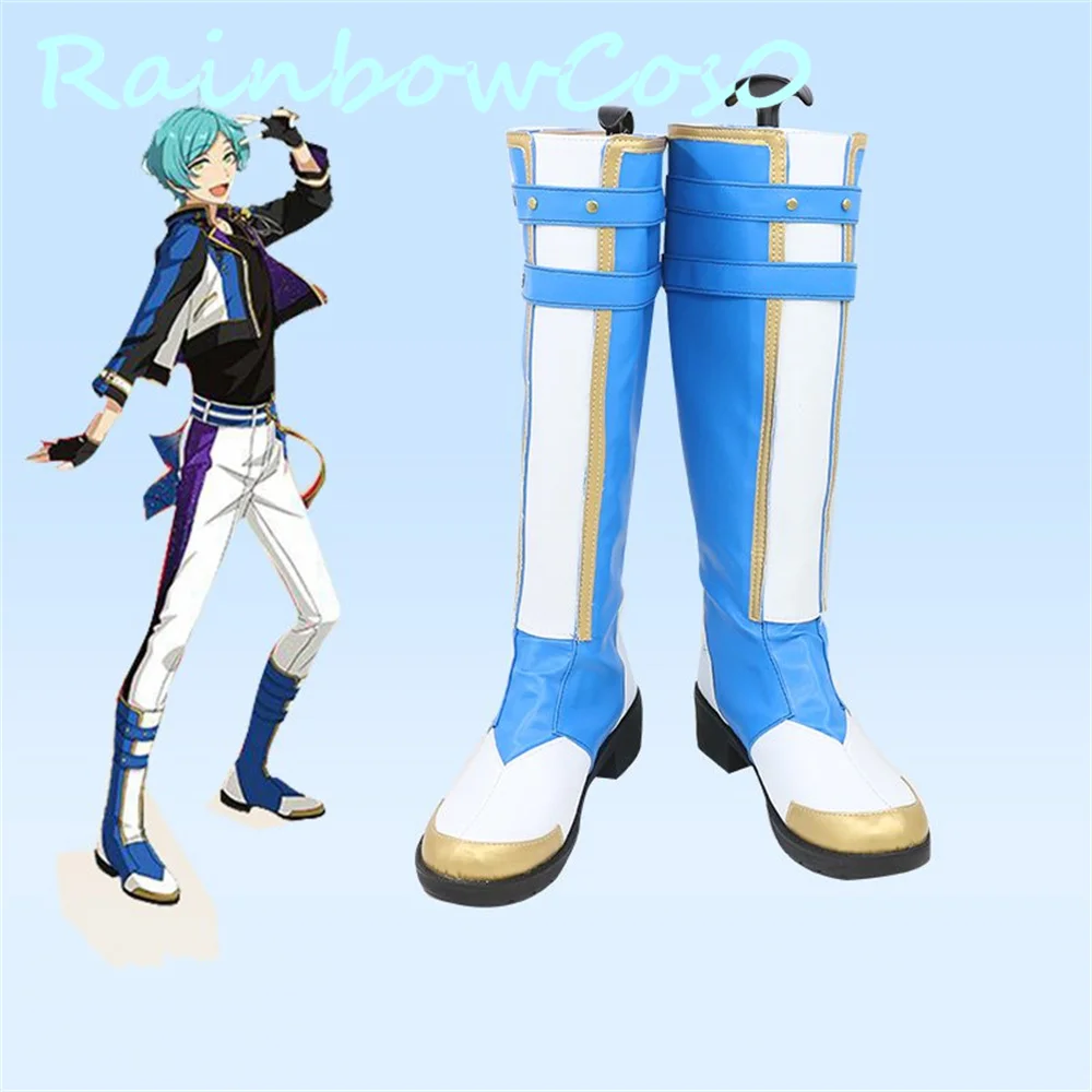 

Ensemble Stars Shinkai Kanata puka Akehoshi Subaru Обувь для косплея Сапоги Игра Аниме Хэллоуин Рождество RainbowCos0 W2903