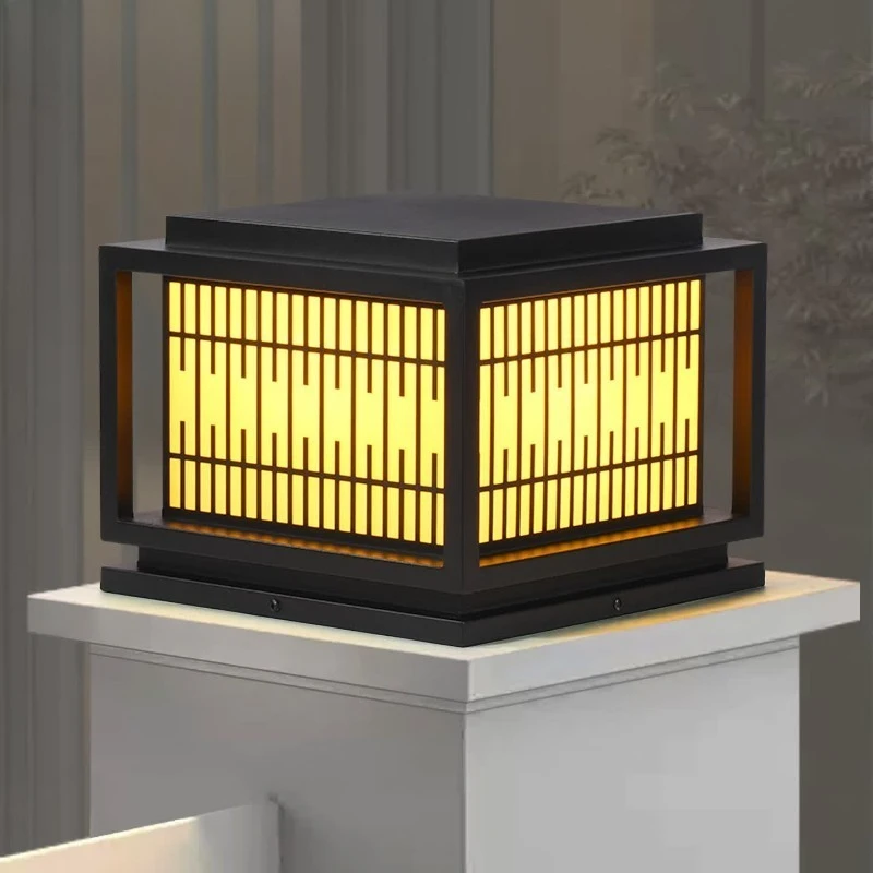 Solar stigma lamp outdoor waterproof, automatic lighting in the dark, wall courtyard door pillar lamp, door lighting,