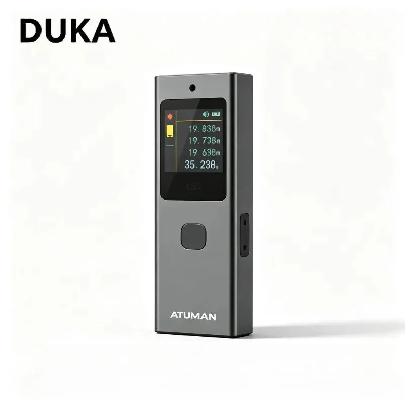 DUKA ATuMan Mini 40m Laser Rangefinder Rechargeable Digital Angle Meter Portable Laser Measuring Tool LS6