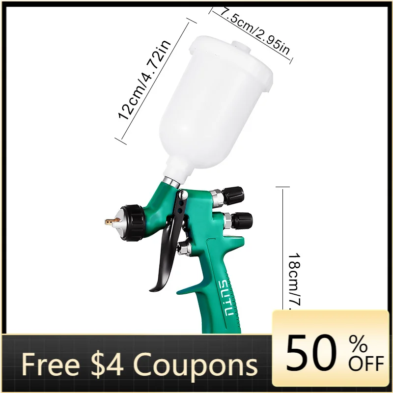 Applicable to SUTU MINI88- green air spray - high atomization - oil/water based paint