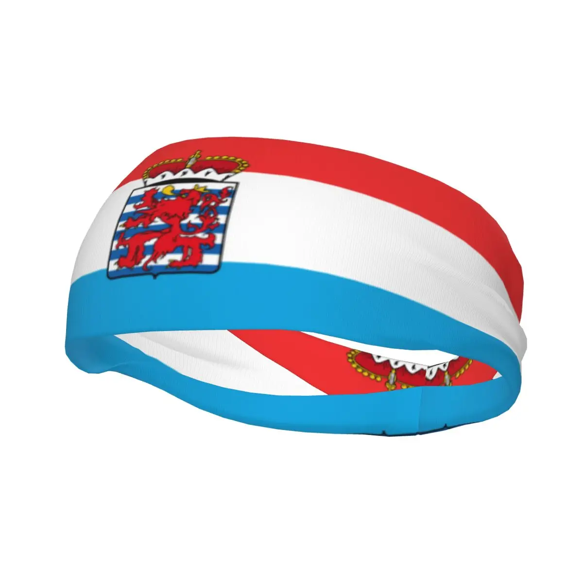 Unofficial Flag Of The Province Of Luxembourg Elastic Hair Band Yoga Headband Makeup Hair Hoop Headwrap
