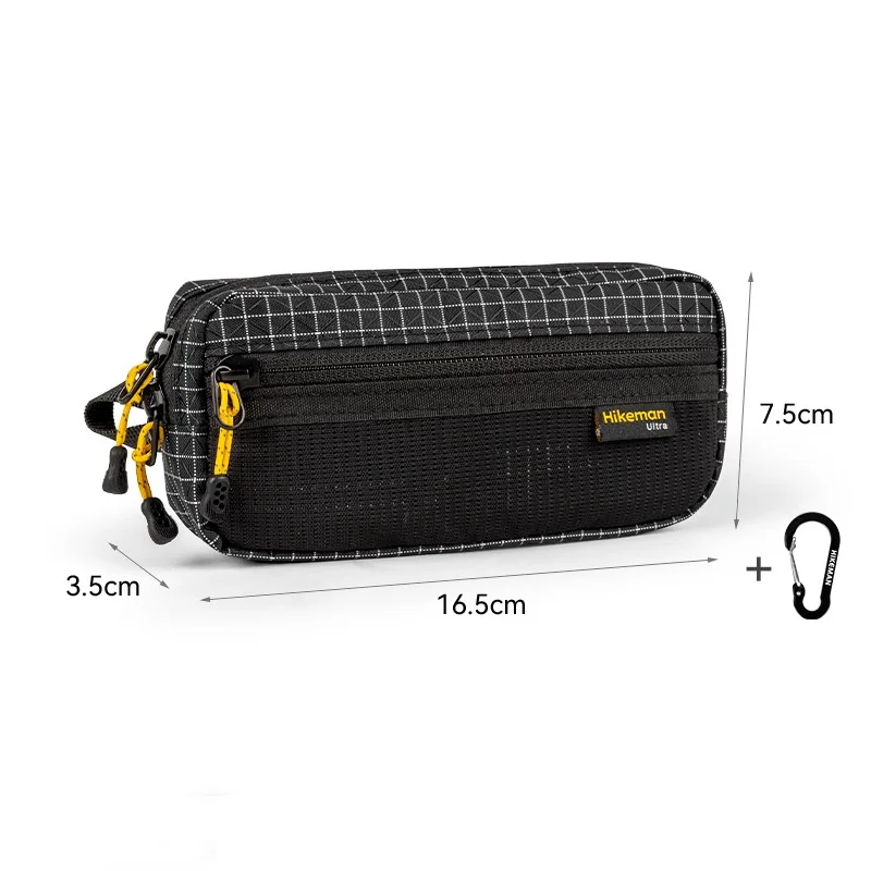 Hikeman Outdoor Camping Tactical Pouch, Multi-Functional Waist Pack MOLLE Attachment Bag, Portable EDC First Aid Tool Organizer