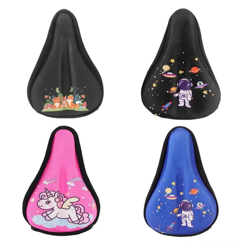 Funda de cojines para asientos de bicicleta para niños, funda impermeable, Protector de asientos de bicicleta, almohadilla para sillines de bicicleta, accesorios para bicicletas para niños