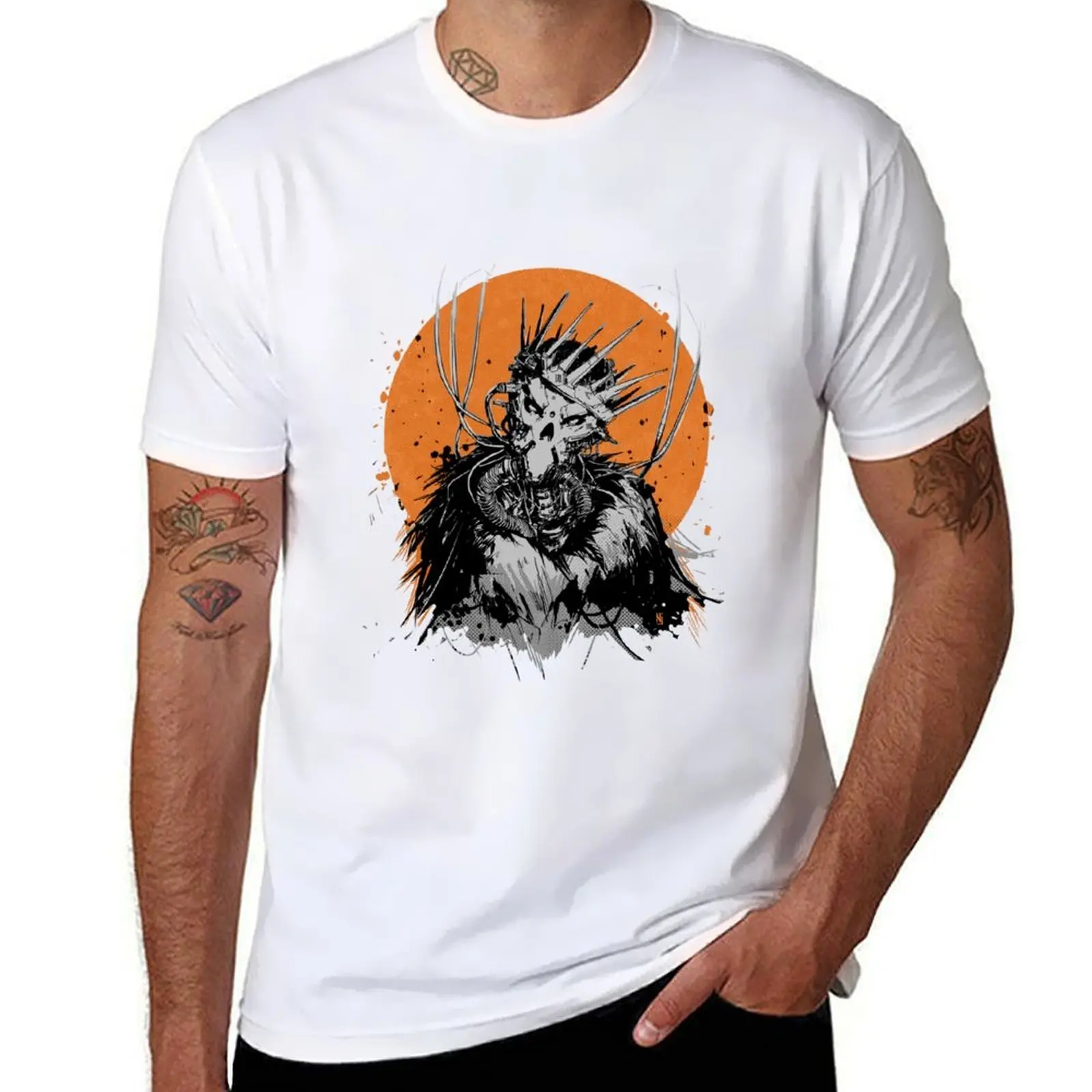 

Футболка Oranfe Planet King, мужские футболки для мужчин, мужские футболки, хлопковая футболка