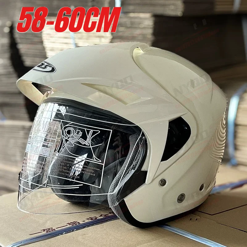 

Retro Motorcycle Helmet for Motorcycle Electric Scooter Dual Lens Adult Men Women 3C Four Seasons Warm Commute