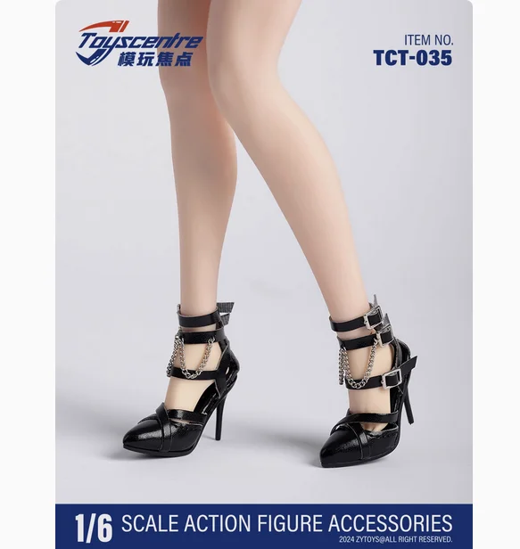 1/6 Pointed Toe High Heel Baotou Stiletto Fashion Shoes Hand Model Bjd Obj Doll Shoes