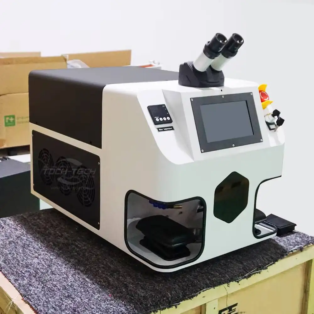 High Precision 150W 200W Jewelry Welder Portable Gold Sier Chain Laser Spot Welding Soldering Repairing Hine