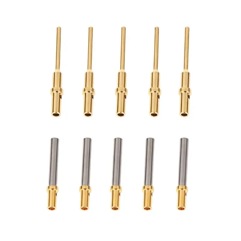0460-202-2031 Crimp-Drahtklemmen, 5/10 Stück, vergoldeter Edelstahl, männlich/weiblich, 6–20 AWG, für elektrische Reparaturen zu Hause – Detail 11