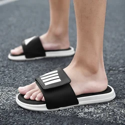 Slipper men 2024 new summer wear men's non-slip and deodorant casual flip-flops outdoor beach shoes