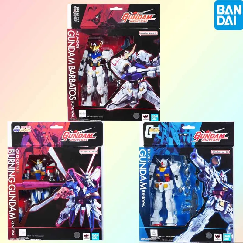 Oryginalny model do składania Bandai GU GUNDAM BARBATOS RENEWAL BURNING GUNDAM, figurka akcji z anime, zabawka kolekcjonerska, ozdoba.
