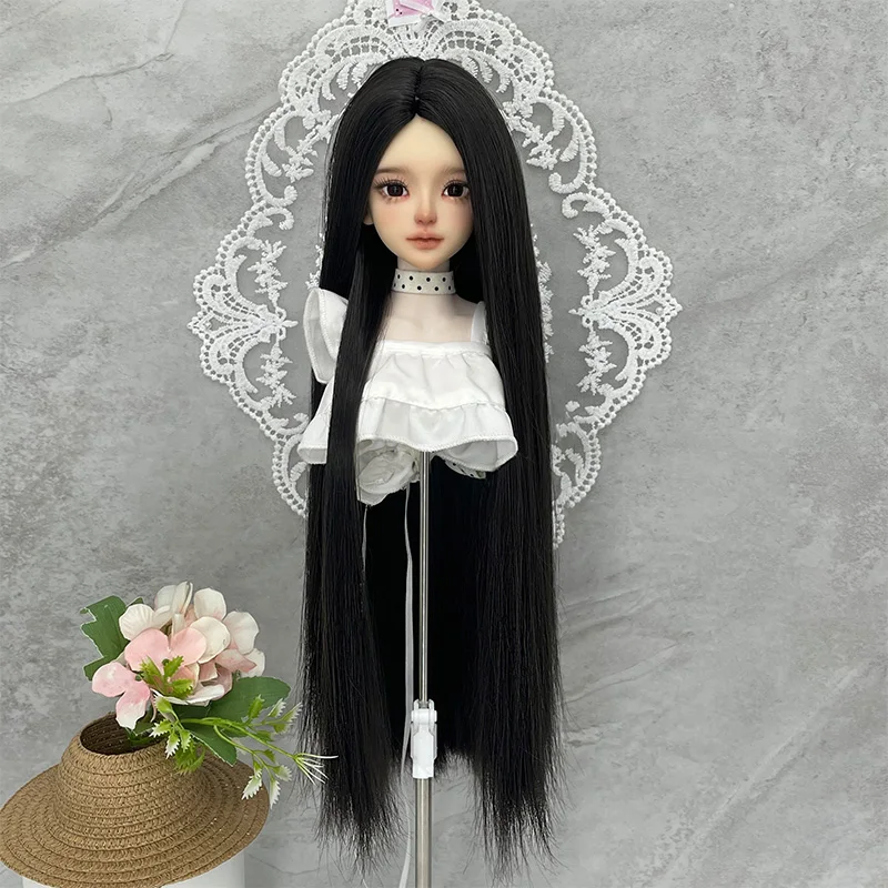 

1/3 1/4 1/6 Doll BJD medium length wig suitable for SD BJD doll Cute synthetic wig suitable for BJD doll wig accessories
