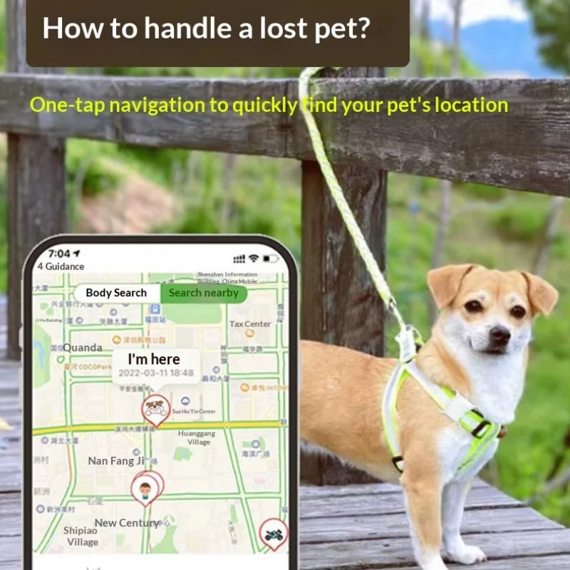 Waterproof 4G Pet GPS Locator Dual‑System Anti‑Lost Tracker Long Battery Standby For Outdoor Cat Dog Positioning