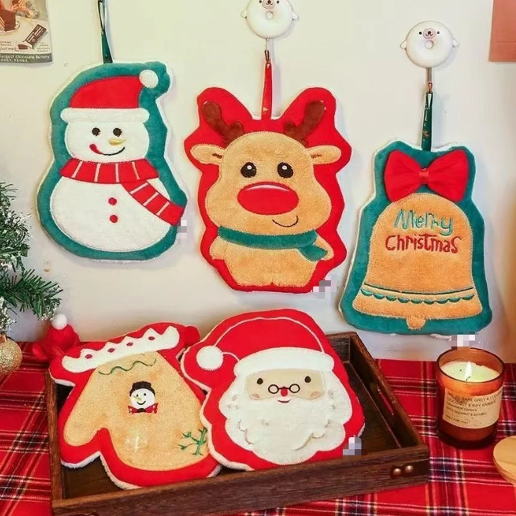Children'S Hand Towel Absorbent Cleaning Cloth Cotton Hand Towel Lightweight Cartoon Hand Towel For Kids Bedroom Bathroom