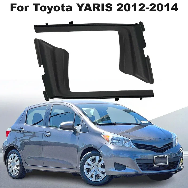 Car Parts Front Windshield Wiper Side Trim Water Deflector Cowl Extension Cover For Toyota Yaris / Vitz (XP130) 2012 2013 2014