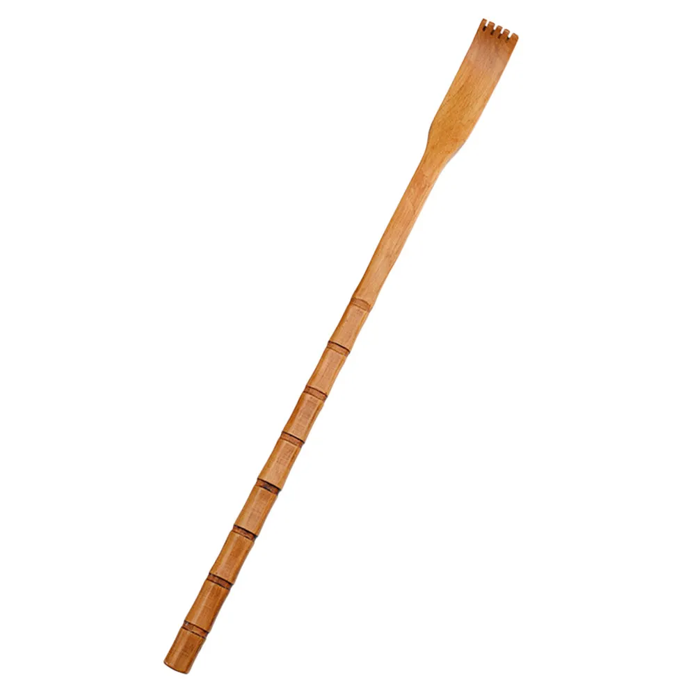 Wooden Back Scratcher Long Handle Premium Smooth Finish Effective Itch Relief for Seniors Pregnant Women Disabled Users Back