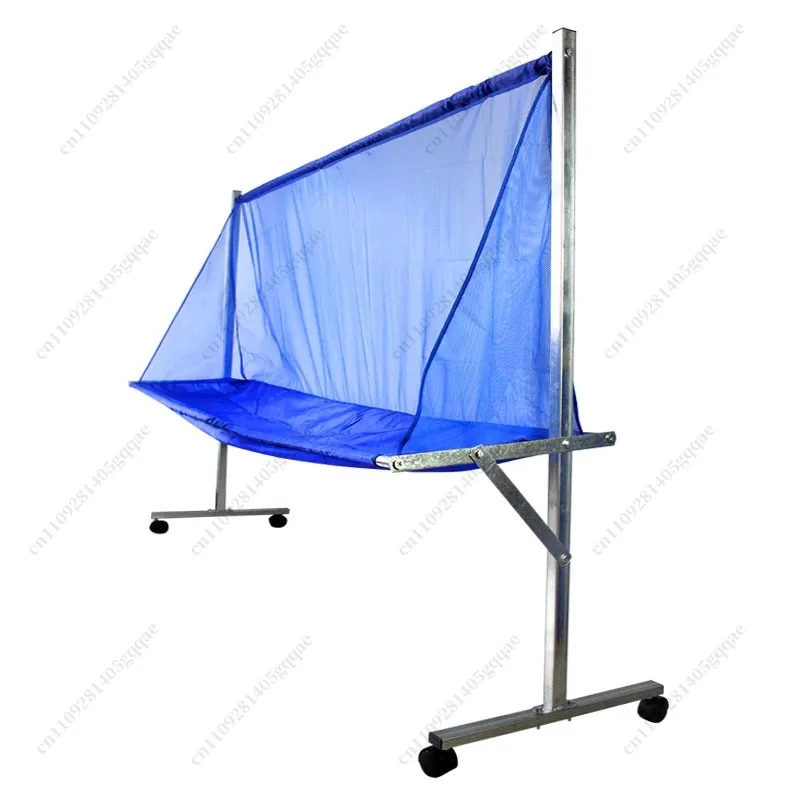 Movable Table Tennis Ball Net Ping Pong Recycle Catcher Portable Ball Catcher Net Equipment Large Collecting Net for Practice