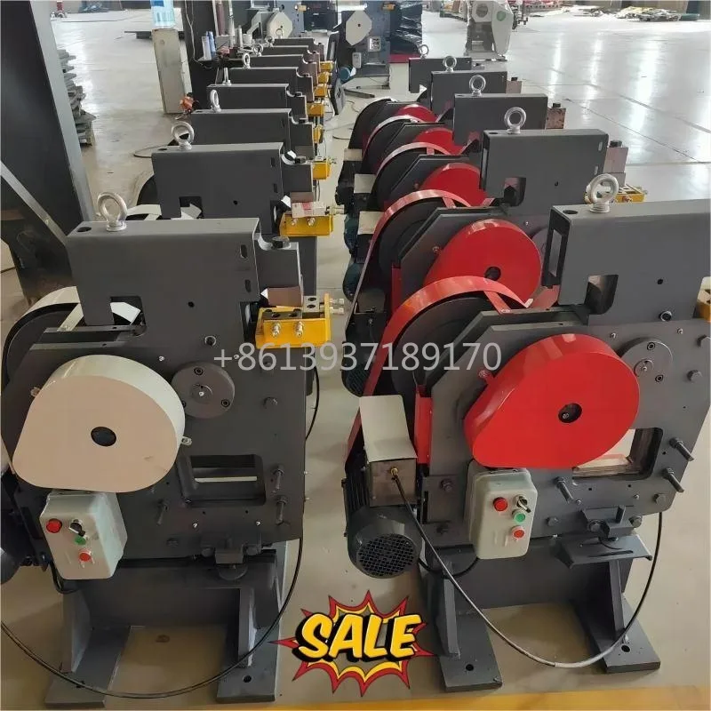 Manufacturers Customized Small Combined Hydraulic Angle Iron Channel Steel Punching and Shearing Machine Steel Punching Machine