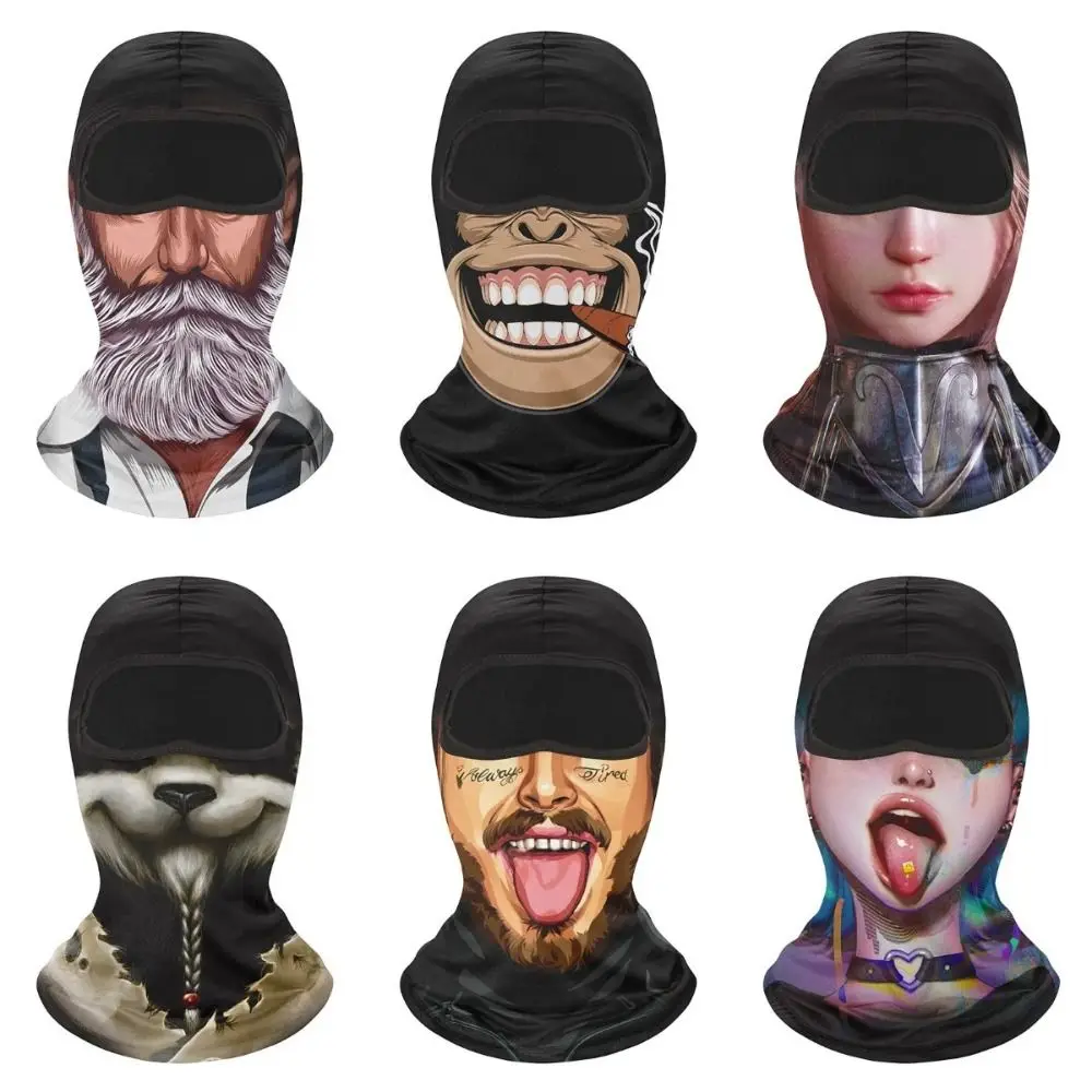 

Balaclava Motorcycle Balaclava Lightweight Breathable Cycling Full Face Mask Sun Protection Quick Dry Riding Headwear Summer