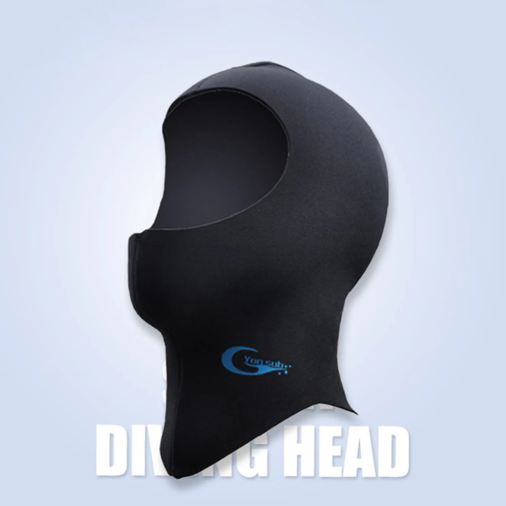 Cappuccio per immersioni subacquee in Neoprene con spalla per l'inverno, cuffie per tenere al caldo, attrezzatura per lo Snorkeling per la pesca subacquea, 3mm, 5mm