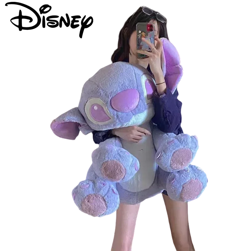 

Disney Purple Stitch Plush Doll 30/45/60cm Large Stitch Pillow Sleeping Soothing Doll Girl Birthday Gift Children's Plush Toy