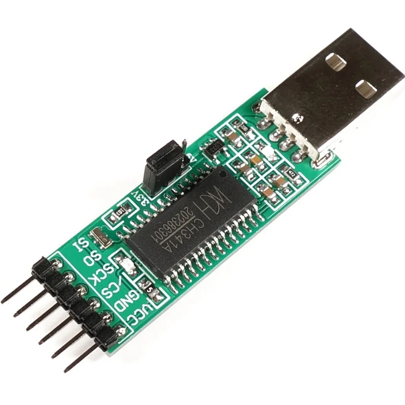 CH341A مبرمج USB إلى SPI وحدة مجلس تطوير المنفذ التسلسلي 25 رقاقة فلاش حرق تنزيل