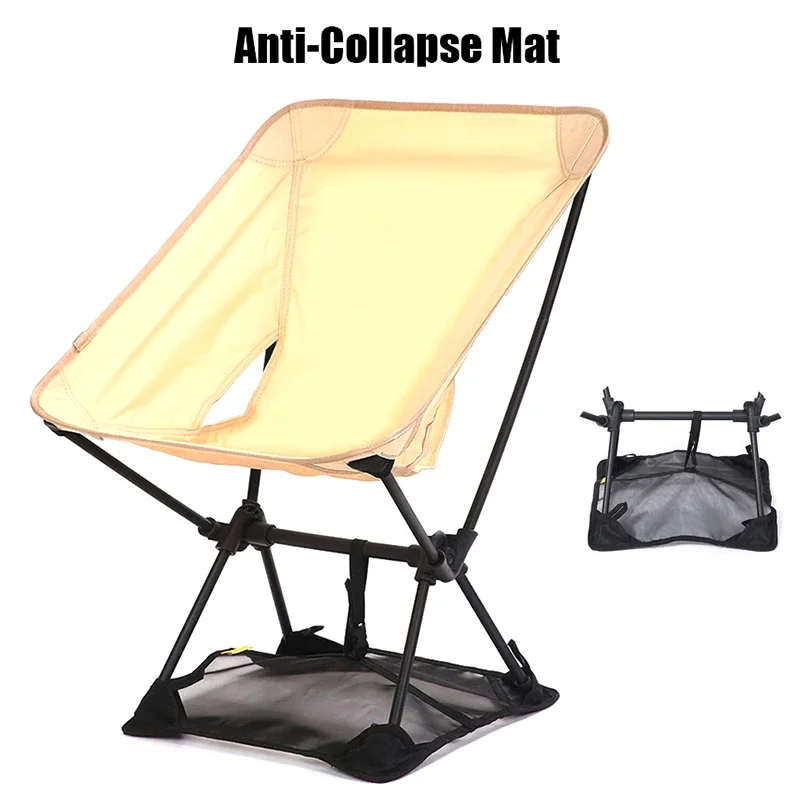 Anti-Collapse Mat Without Chair Backpacking Collapsible Picnics Lightweight Prevent from Sinking Beach  Camping Folding Chair