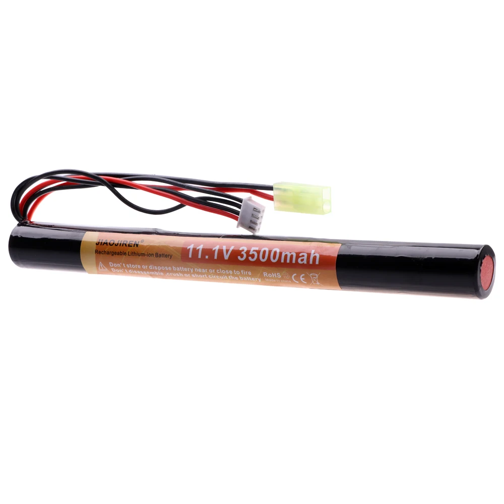 Airsoft gun Battery RC Lipo battery 11.1V 3500MAH 18650 with charger for AKKU Mini Airsoft Gun Batteries RC model accessories