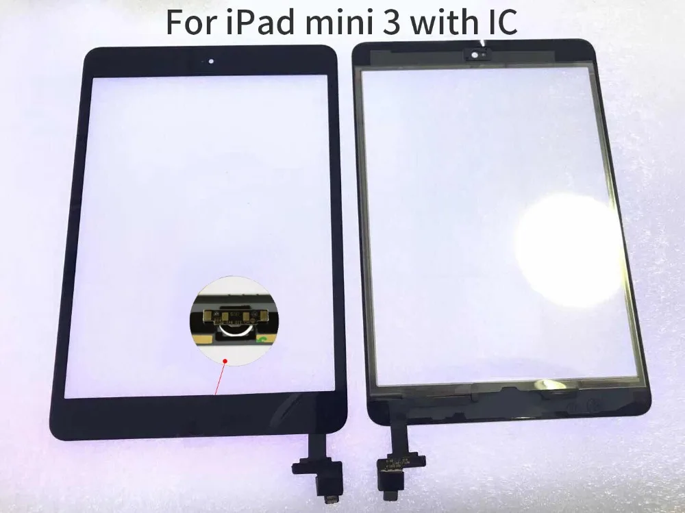 

Сенсорный экран Sinbeda для iPad Mini 3 Mini3 A1599 A1600 A1601 7,9, сенсорный датчик дигитайзера с разъемом IC, детали планшетного ПК