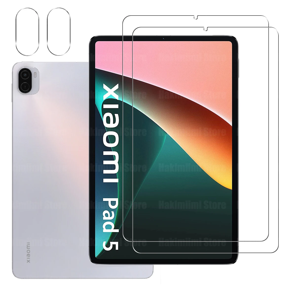 Vidrio templado para Xiaomi Pad 5/Pad 5 Pro, Protector de pantalla de 11 pulgadas para Xiaomi Pad 5 Pro, película de lente de cámara MiPad 5 2021