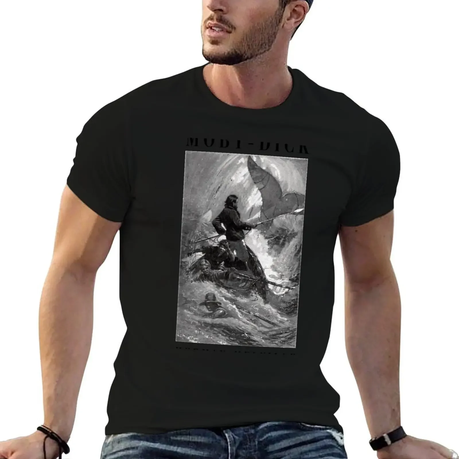 

Moby Dick by Herman Melville T-Shirt shirts graphic tees vintage clothes t shirts for men pack