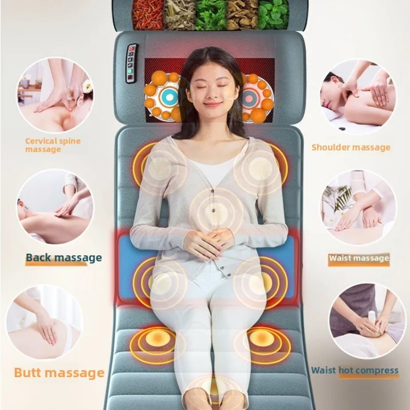 Multifunction Shoulder Neck Massager Full Body Massage Mat Multifunction Electric Massager Back Waist Legs Feet Neck Massager