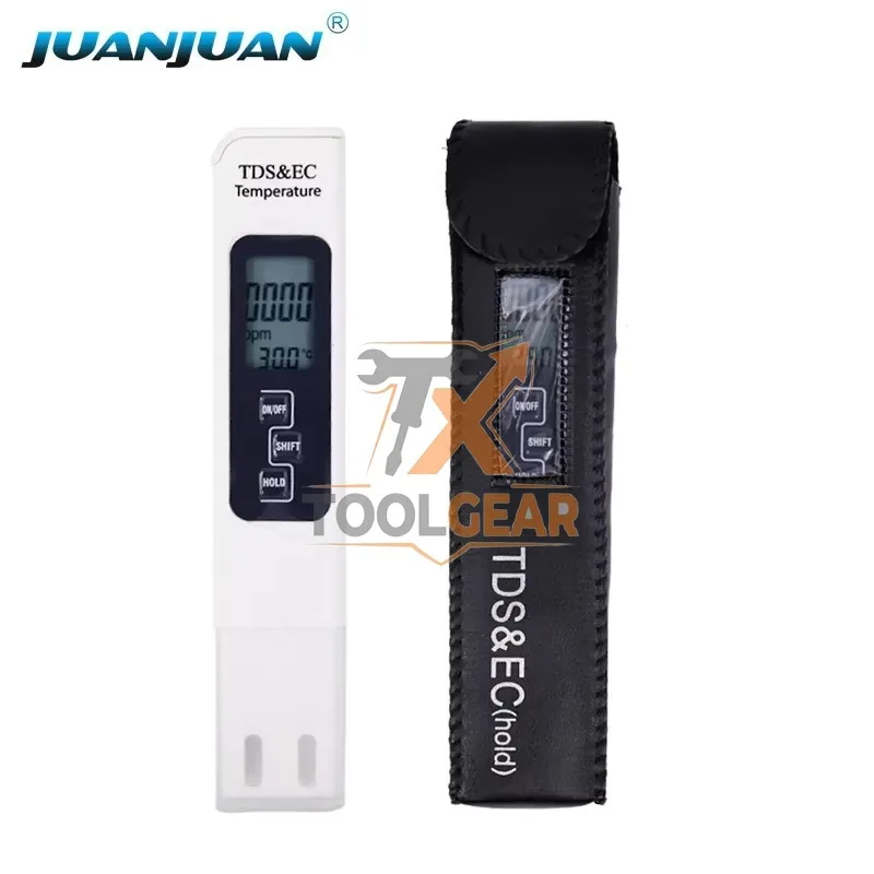 2026hotsale* Portable Digital LCD Display 3 in 1 ATC Temperature TDS EC Meter for Aquarium Pool Hydroponic