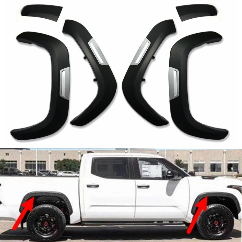 ROLFES Car Fender Flare Mudguards Wheel Brows For Toyota Tundra 2022 Fenders Lip Kits Protective Cover Tuning Accessories