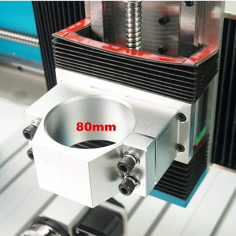 6040 CNC Router Frame Full Kit Linear Rails Upgraded 5 Axis 4 Axis Milling Engraver Linear Guideway with Inverter Spindle Vice
