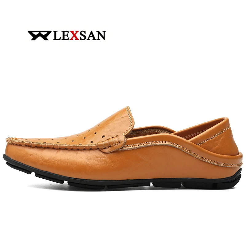 

Unisex Comfortable Engineered Smart Casual Breathable Slip-On Sneakers Leather-look Black Brown Navy Blue Sizes 7-14