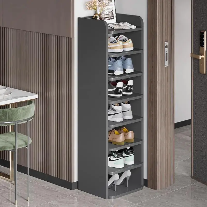 simple-multi-layer-shoe-rack-storage-organizer-car-pulling-cover-entrance-narrow-popular-home-new-model-layer-partition