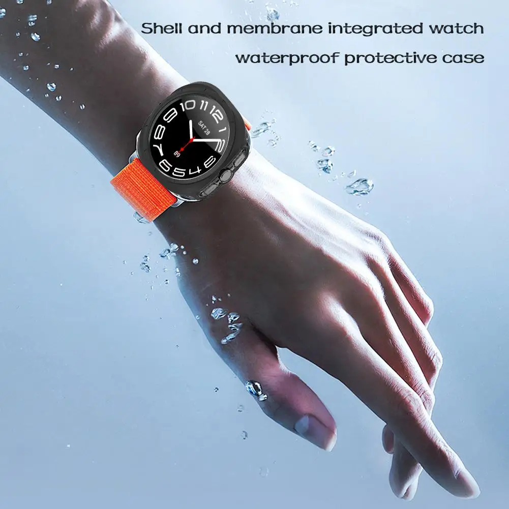 For Samsung Galaxy Watch7 Ultra 47mm Screen Protector Case Scratch Resistant Anti-Fog Tempered Glass Film Hard Protective Cover