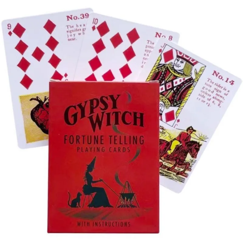 Gypsy Witch Fortune Cards Lenormand Deck Tarot Cards For Beginners Oracle Card Game Board Game Toy